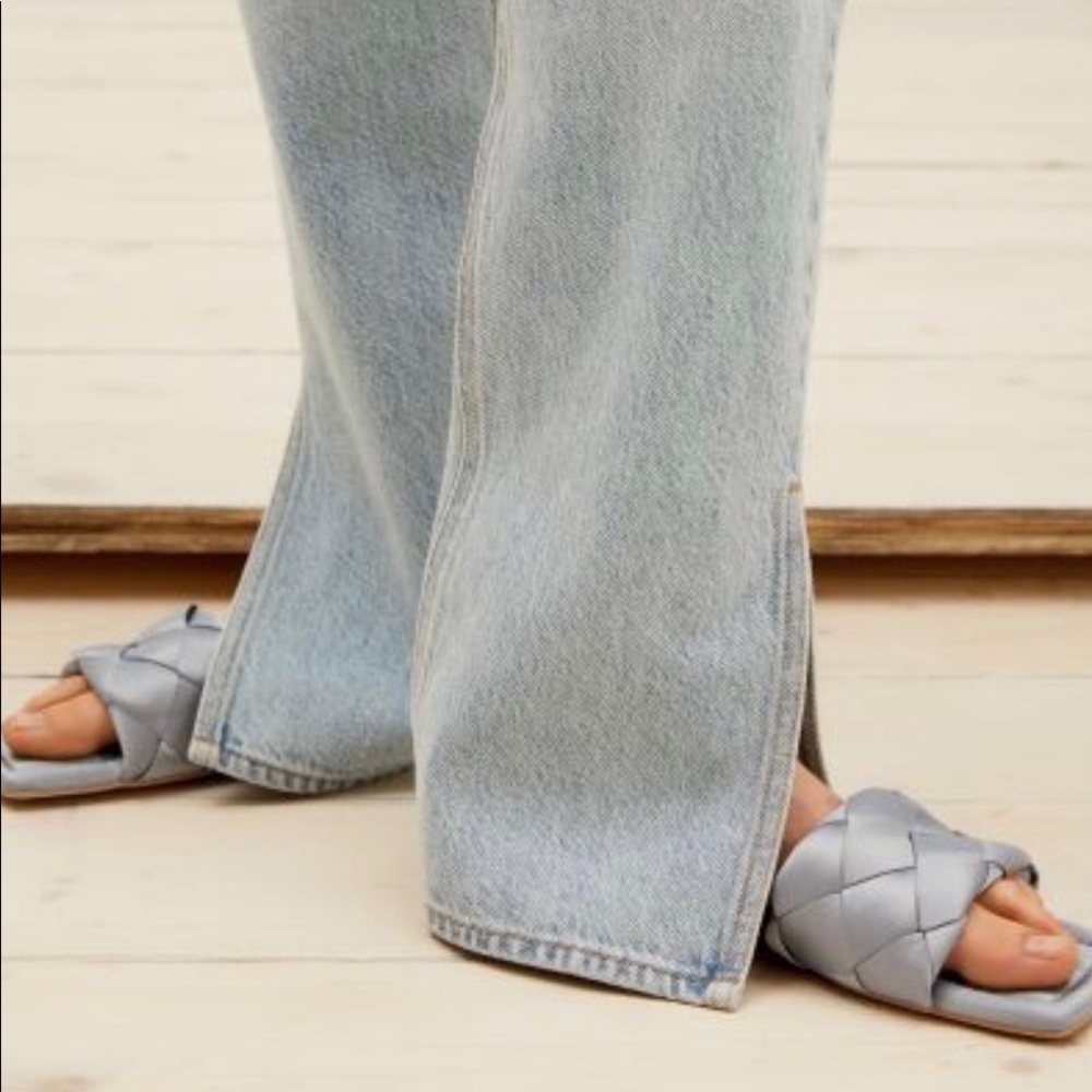 H&M high waist straight jeans